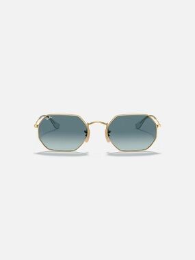 Ray-Ban Octagonal Classic Arista Gold Blue Gradient NWT